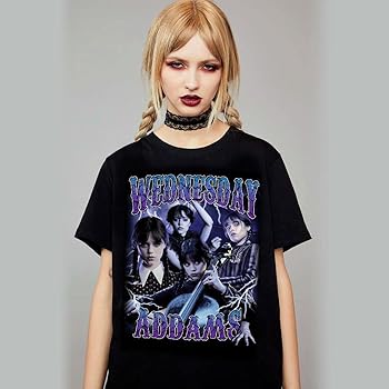 Amazon | ウェンズデー Wednesday アダムス ファミリー Tシャツ